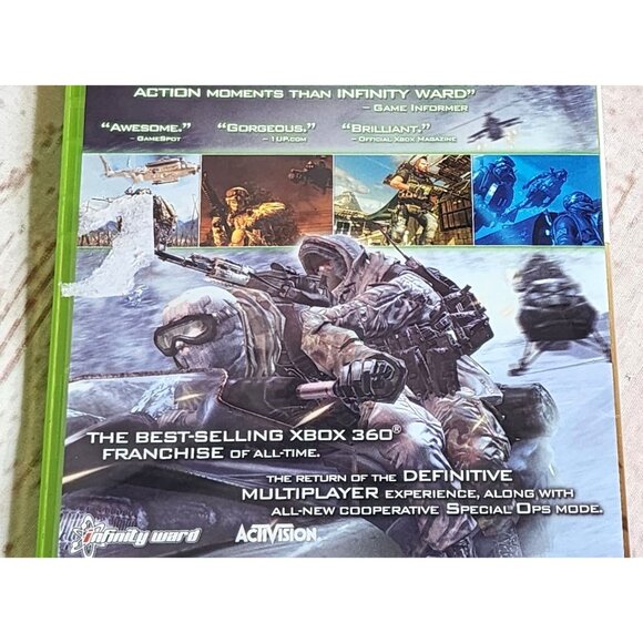 2 Xbox 360 Game Bundle Medal of Honor Warfighter Limited Edition & Call of Duty - Picture 7 of 9